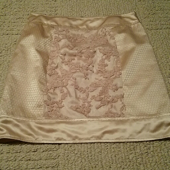 Light pink miniskirt