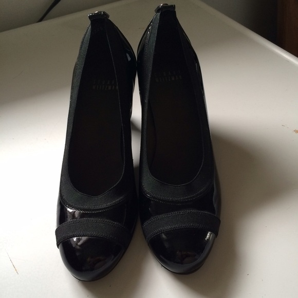 Stuart Weitzman Black Heels size 7 - Picture 4 of 4