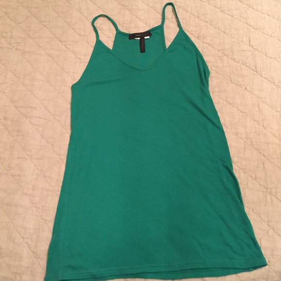 Green BCBG racer back tank