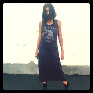 Maxi dress with American eagle