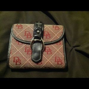 Dooney and Burke wallet!!!  Red!!!  Never used