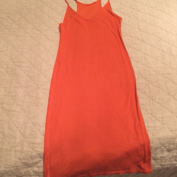 BCBG Orange long tank