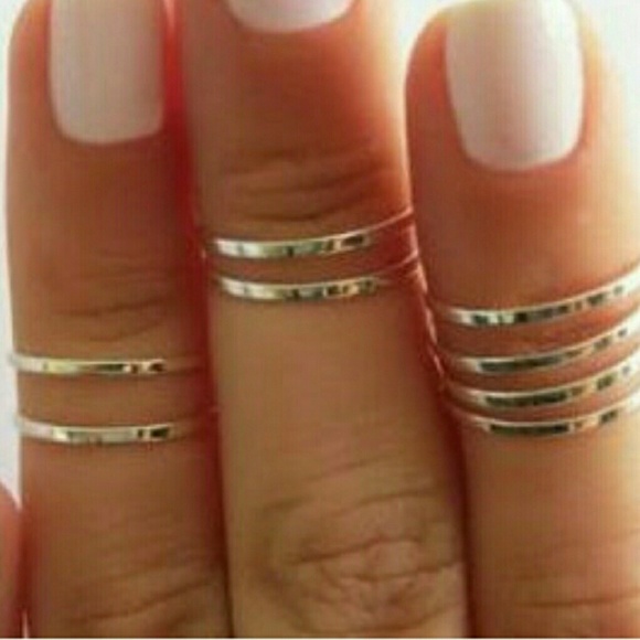5-piece midi-ring set