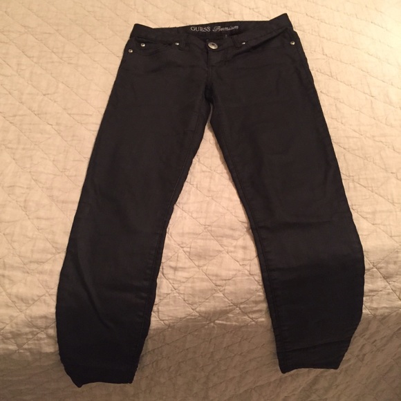 Guess premium black skinny jeans