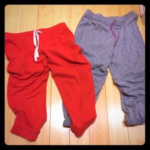 Capri sweat pants bundle