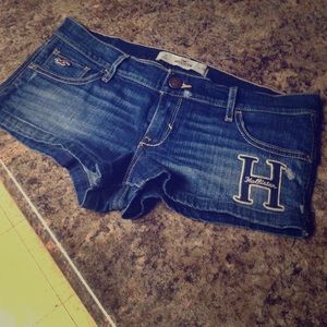 Denim shorts