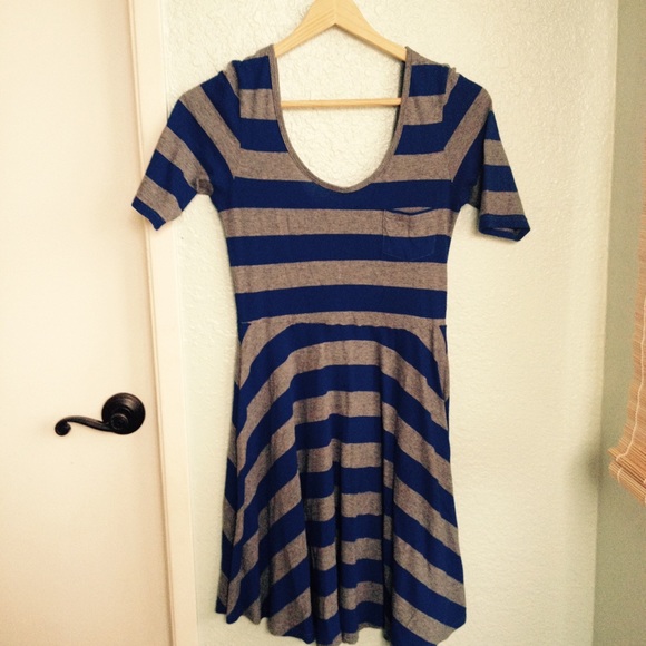 Blue and Gray dress
