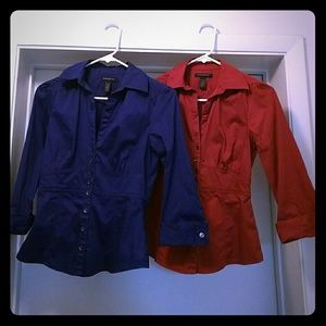 Bundle of 3/4 Banana Republic button up s
