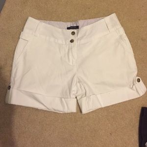 Size 4 lands end white shorts