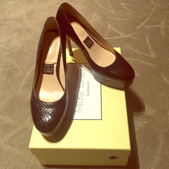 Milk and Honey platform high heels