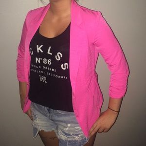 Hot pink blazer