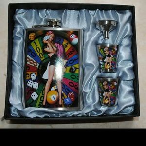 ON SALE ♡  "Luck" Be A Lady Tonight ~Flask