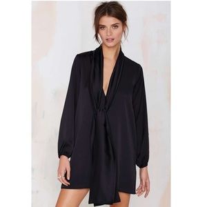 Nasty Gal Satin Dress- NEW
