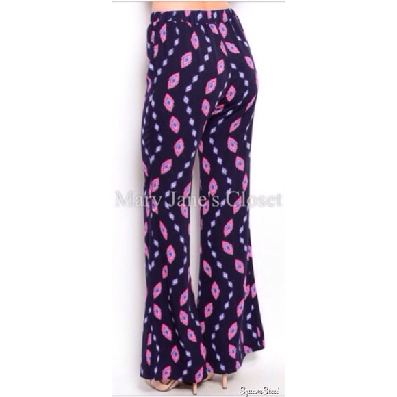 🌞SALE 🌞Funky cute palazzo pants sz S or M - Picture 2 of 2