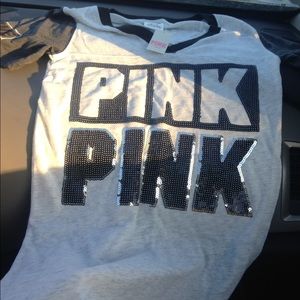 ‼️TRADED‼️Victoria's secrets Pink Bling Tshirt