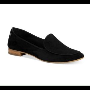 Black suede Calvin Klein Tacoma loafers