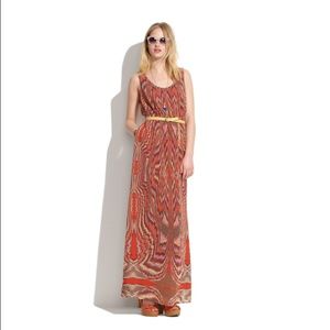 Madewell Ikat Swirl Maxi Dress