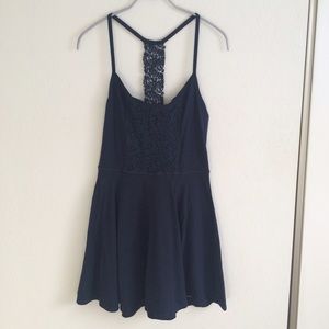 Abercrombie & Fitch navy skater dress