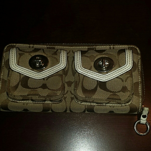 Authentic coach wallet