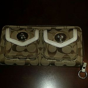 Authentic coach wallet