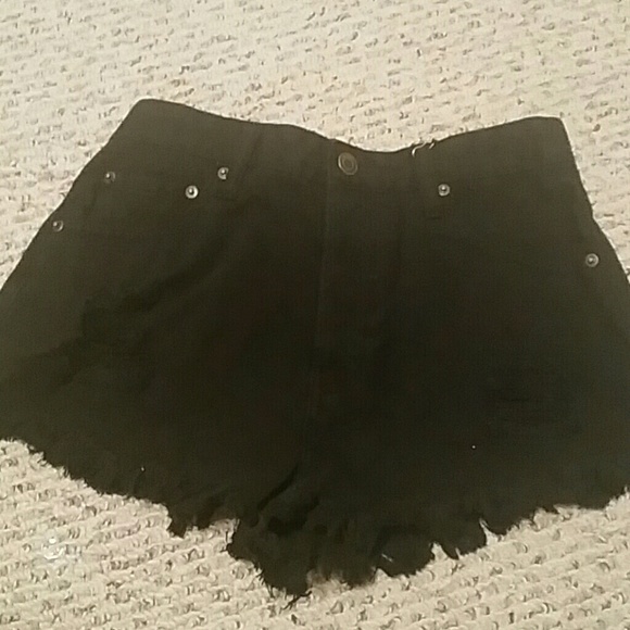 Forever 21 black high waisted shorts