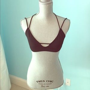 Free People Strappy Back Bralette (never worn)