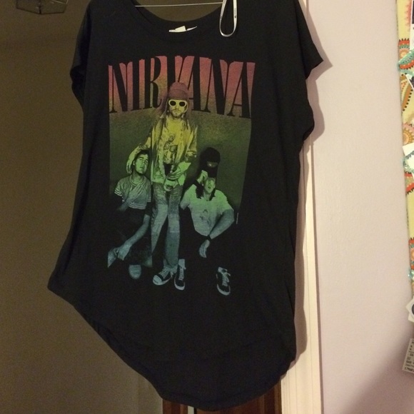 Nirvana short sleeved tee.