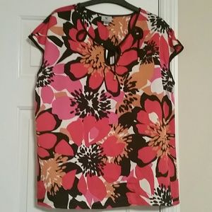 Worthington printed top NWT