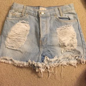 Brandy Melville (John half) high waisted shorts