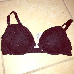 Brand new with tags black lace bra size 32a
