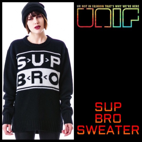 🆕UNIF - SUP BRO SWEATER