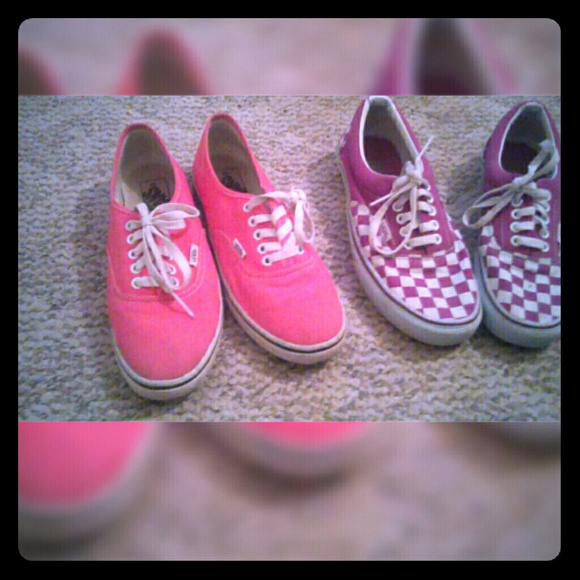 Two pair of vans