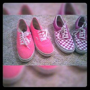 Two pair of vans