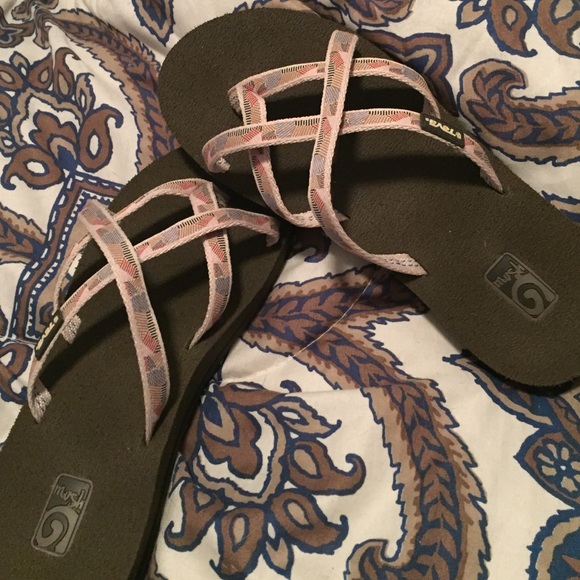 Brand new Teva flip flops