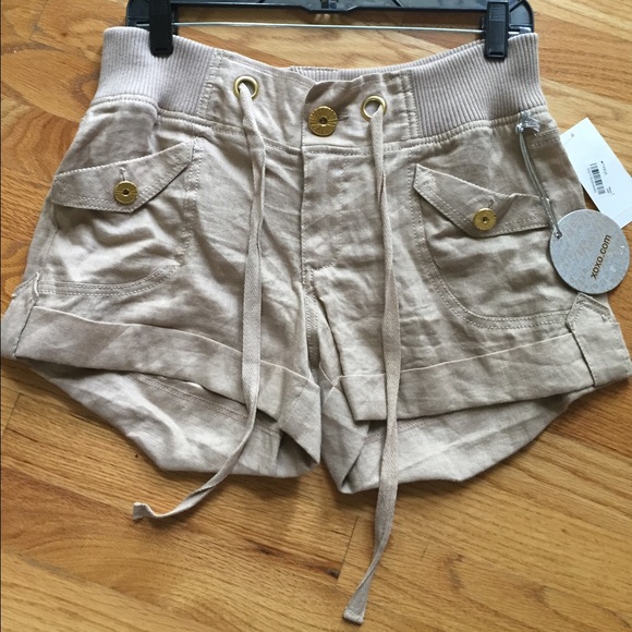 XOXO Beige Shorts