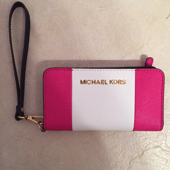 Michael Kors Jet Set Travel Color Block Leather