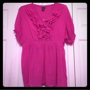 Torrid 4 polka dot top