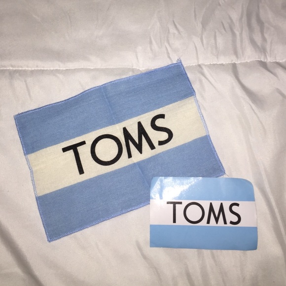 TOMS small Banner and Sticker