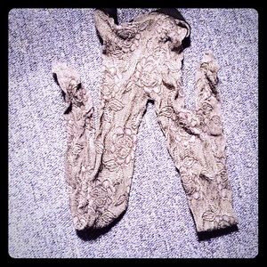 Black & White Floral Fish Net Stockings! (Target)