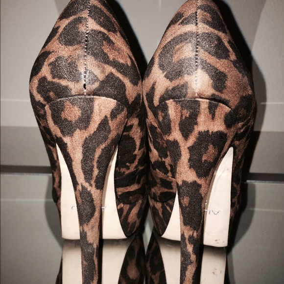 ALDO leopard heels pumps platforms - Picture 2 of 4