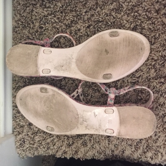 Rebecca Minkoff floral SAVA jelly sandals - Picture 4 of 6