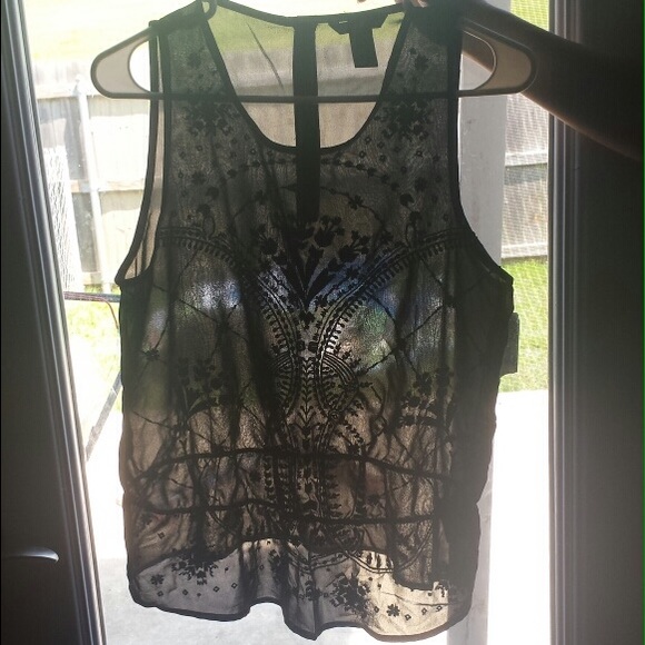 H&M sheer top
