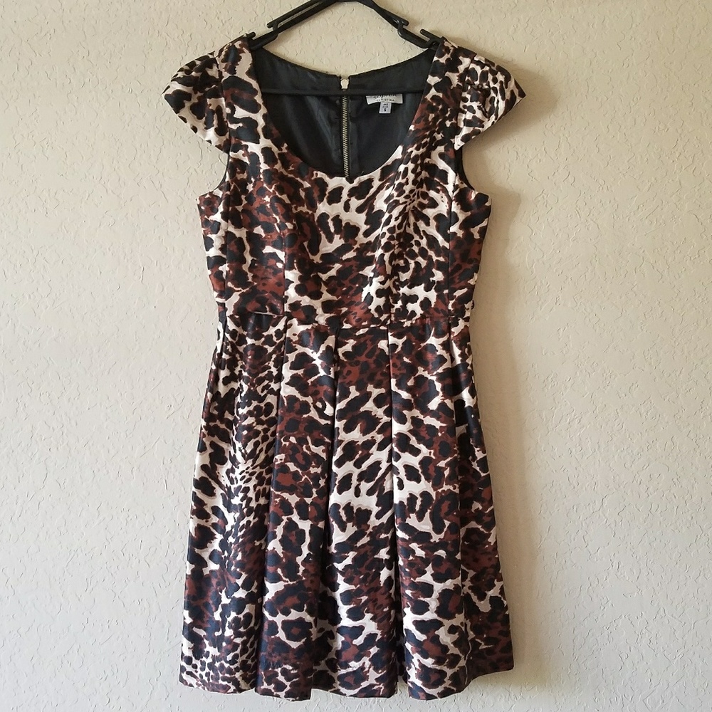 Fit & Flare Leopard Dress