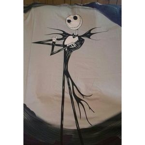 FINAL PRICE Jack Skellington Canvas Shower Curtain