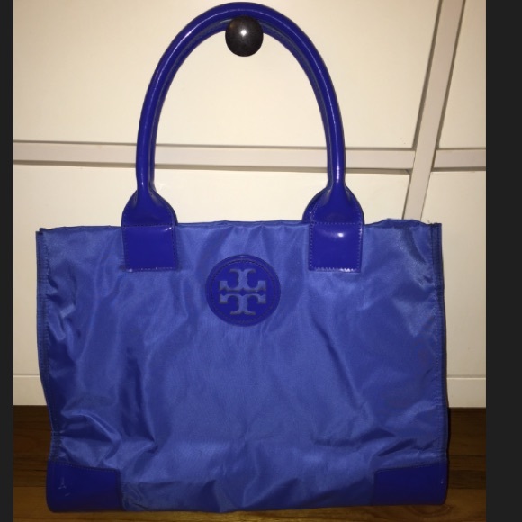 Tory Burch Ella Nylon Tote (electric blue)