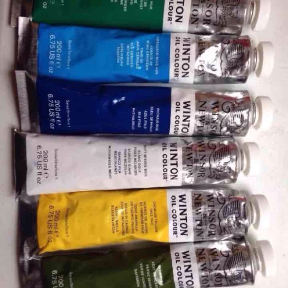 Winsor & Newton Winton Oil Color Bundle 6 - 6.75oz - Picture 2 of 3
