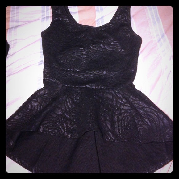 High-Lo Peplum Top