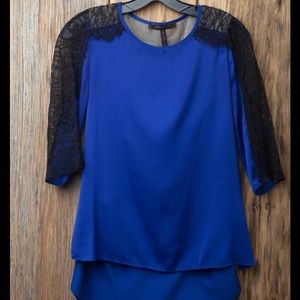 BCBG Maxazria silk top