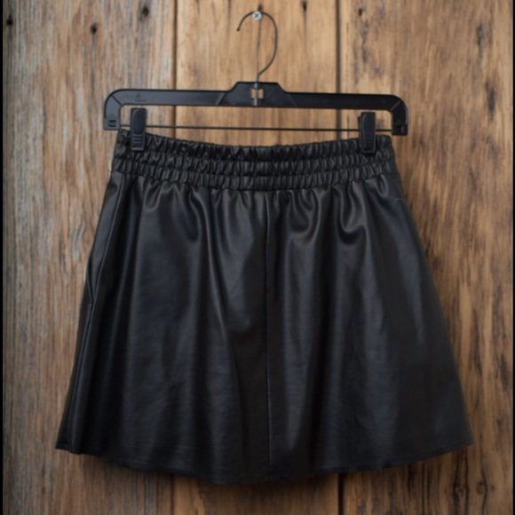 BCBG Maxazria leather mini