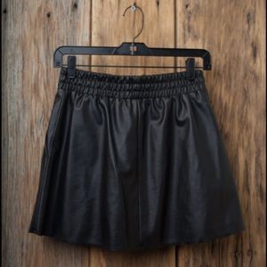 BCBG Maxazria leather mini